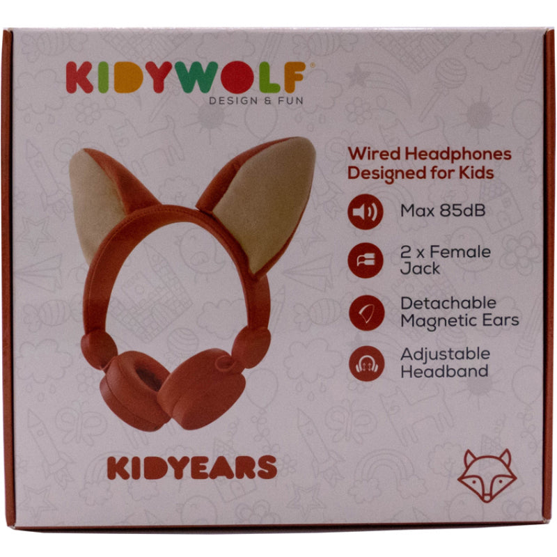 Kidyears - Casque audio pour enfants - Renard - Poupette Cakaouette