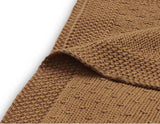 Couverture Lit de Bébé 100x150cm Bliss Knit (Caramel)-Jollein