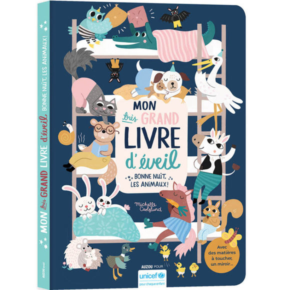 Mon très grand livre d'éveil - Bonne nuit les animaux