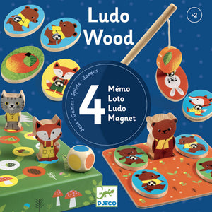 Ludo Wood 4 jeux- djeco