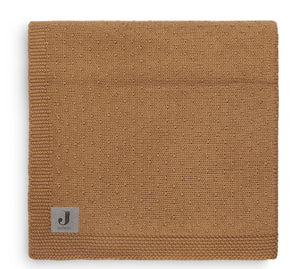 Couverture Lit de Bébé 100x150cm Bliss Knit (Caramel)-Jollein