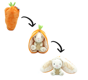 Peluche 2 en 1 - Gadget le Lapin / Carotte