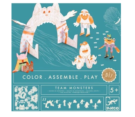 Color assemble - Monsters