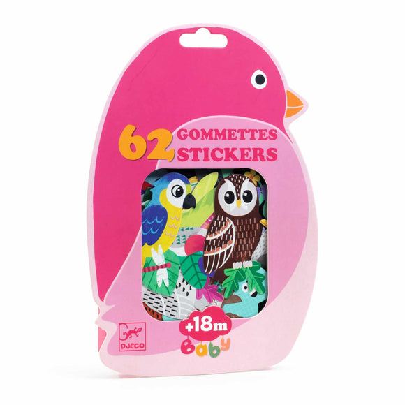 Gommettes stickers- oiseaux