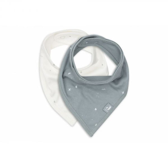 Lot de 2 bavoirs bandana - green*