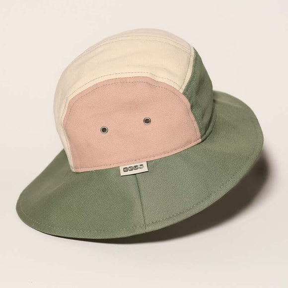 Chapeau de Plage-Natural /Green/pink