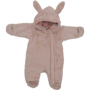 Combinaison pilote - Rose- 6/12 mois