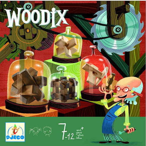 Jeu de logique -woodix casse tête