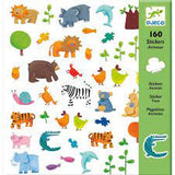 160 Stickers - Animaux