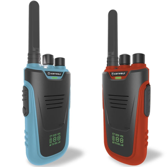 Kidytalk - Talkies walkies 6km Bleu et rouge