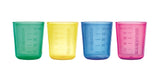 Baby cup - Lot de 4 Mini Tasses Graduées - Multicolore