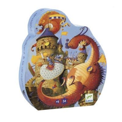 Puzzle Silhouette - Vaillant & les Dragons 54 pièces