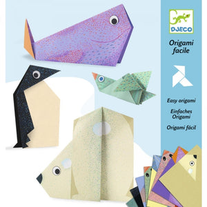 Origami facile - Animaux polaires - Niveau 1